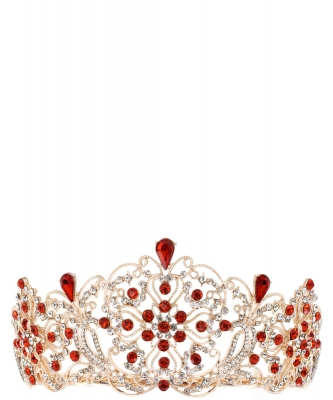 Flower Casting Tiara  TR330095 GOLD LM